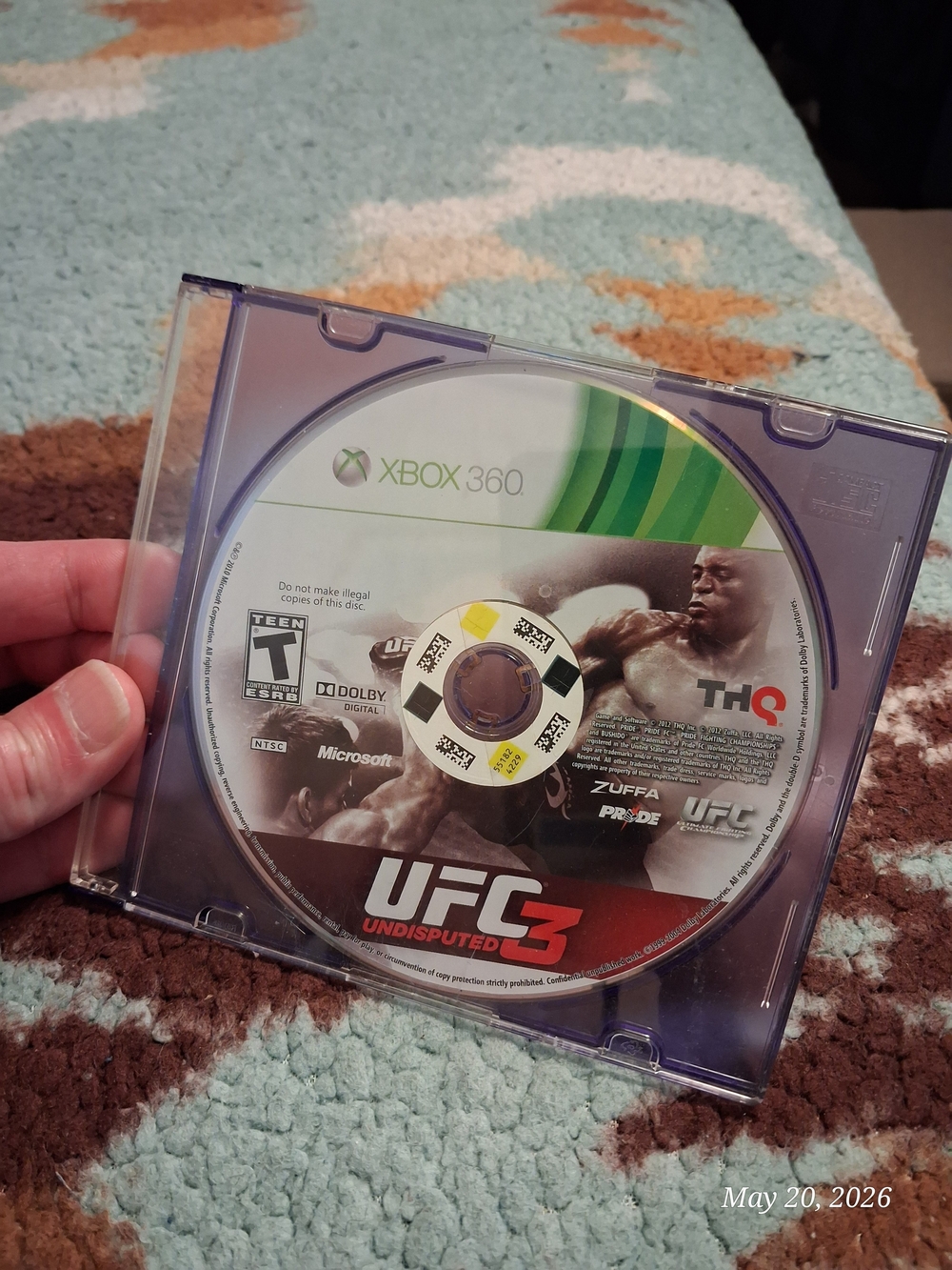 Microsoft Xbox 360 UFC 3
